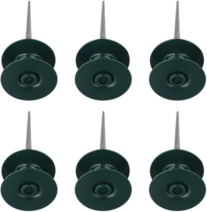Garden Hose Smooth Roller Guide with Heavy Duty Zinc Spike, ABS Resin Wheel for Hose Protection Around Plants(2pcs)