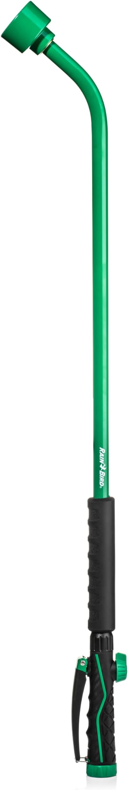 Rain Bird TRNZLWAND36 36" Watering Wand Garden Hose Nozzle, Front Trigger, Carbon Fiber Texture, Shower Spray Pattern