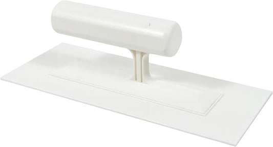 Hanroy Plastic Trowel with Comfortable Grip Handle, Includes 3.6" x 8.7'' White Finishing Trowels, Lightweight Mounting, Square End, Suitable for Scrape,Plastering and Paint Walls(D2209)