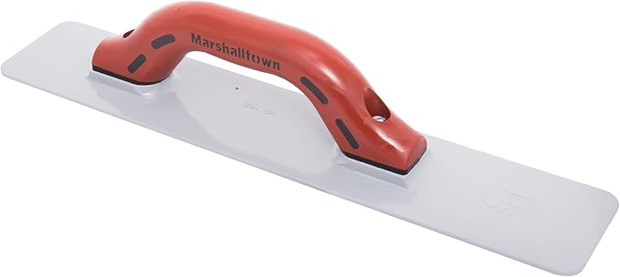 MARSHALLTOWN Cast Magnesium Hand Float, 16 Inch x 3-1/8 Inch, Concrete Float, Concrete Finishing Tool, Provides a Smooth Finish, DuraSoft Handle, Standard Handle Style, Made in the USA, 148D