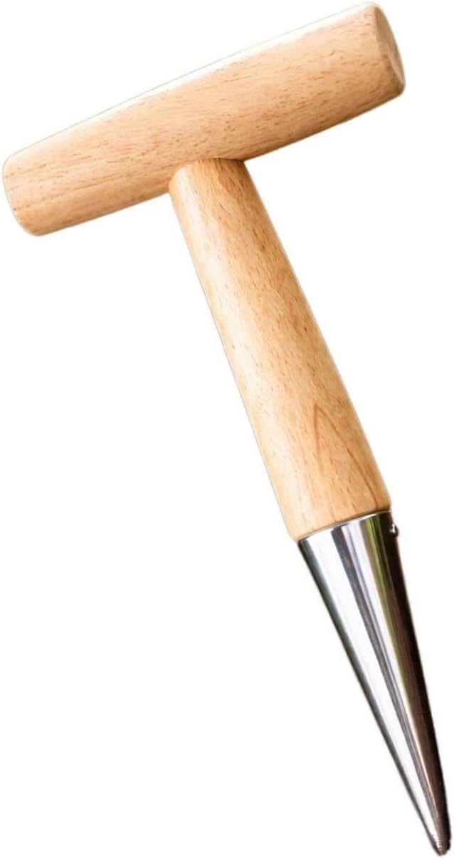 Plant Hole Digger, Handheld Dibbler, Hole Digger for Plants, Seed Planter Garden Tool, Dibber for Easy Planting (1 PC)