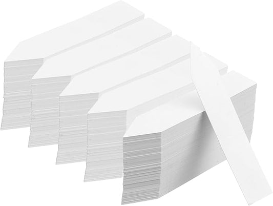 1500 Pcs 4 Inch Plastic Plant Nursery Garden Labels Waterproof Pot Markers Garden Stake Tags, White