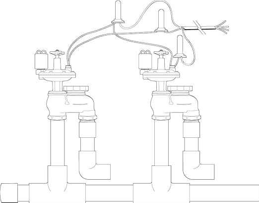 3-Pack Orbit 57065 3/4-Inch FPT Brass Automatic Anti-Siphon Valve with Flow Control