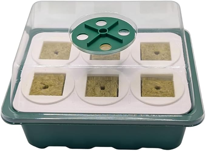 Grow Cubes for Hydroponic System/Grow Cubes Compatible with Gardyn (Seed Starter Nursery + w/Rockwool)