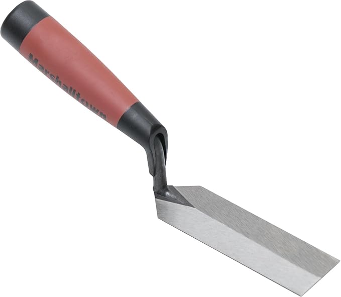 MARSHALLTOWN Margin Trowel, 8 x 2 Inch, Spread Mortar and Tile Adhesive, Durable High Carbon Steel, DuraSoft Handle, Tile Trowel, Made in the USA, 58D