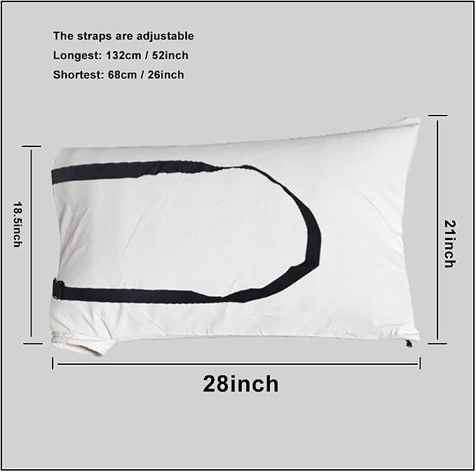 Universal Leaf Vacuum Blower Bag Bottom Debris Dump Bag, Compatible with Leaf Blowers and Ultra Blower Rake, Suitable for Most Blowers