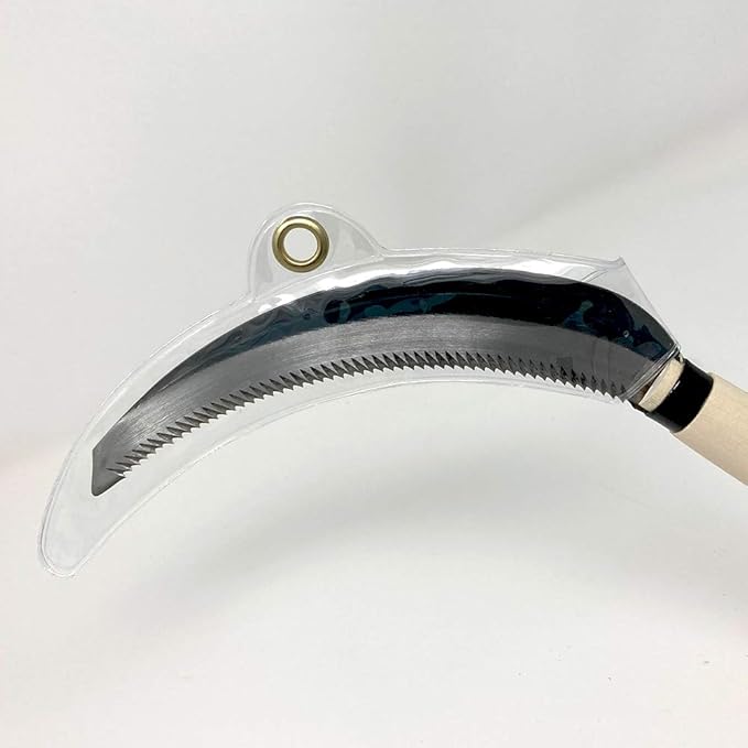HACHIEMON Serrated Sickle Garden Tool for Weeding - Compact and Lightweight - Japanese Weeding Sickle
