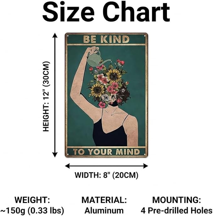 Gardening Gifts for Women, Set of 3 Funny Metal Garden Signs, Outdoor Garden Decor for Outside Yard Patio, Gifts for Gardeners Woman, Vintage Art Accessories, 8x12 Inch (3-Pack Complete Set)