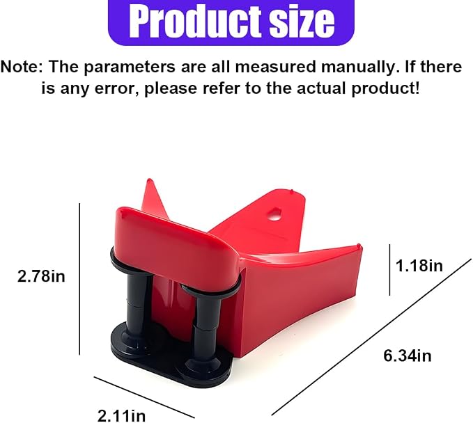 YoRise 4PCS Car Hose Guide, Non-Slip Plastic Automotive Hose Roller Tool for Wheel Washing, Preventing Hoses Stucking and Snagging Under Tires, Car Wash Supplies for Most Cars (Red)