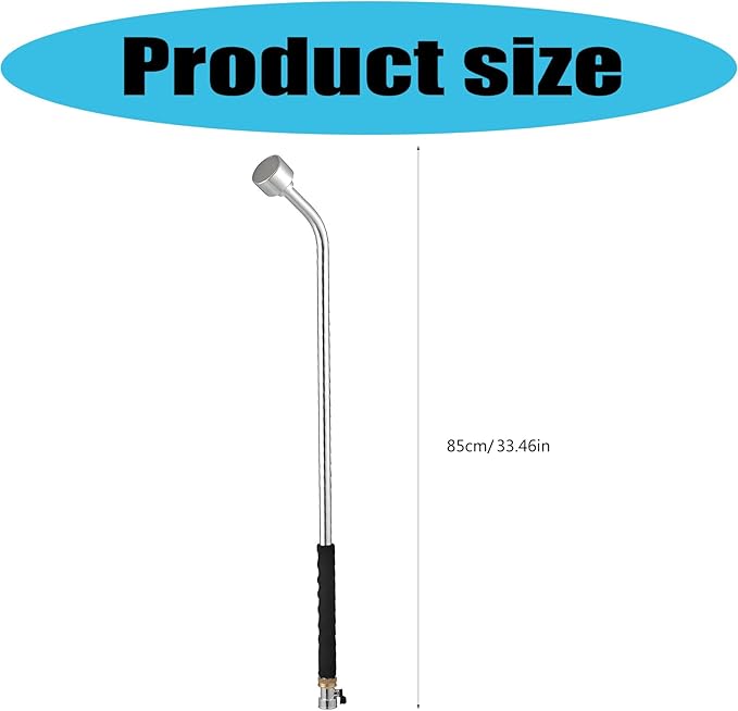 Gardening Sprayer Wand Heavy Duty Stainless Steel Watering Wand for Flower Bed Irrigation and Hard to Reach Area Long Reach Flower Watering Stick