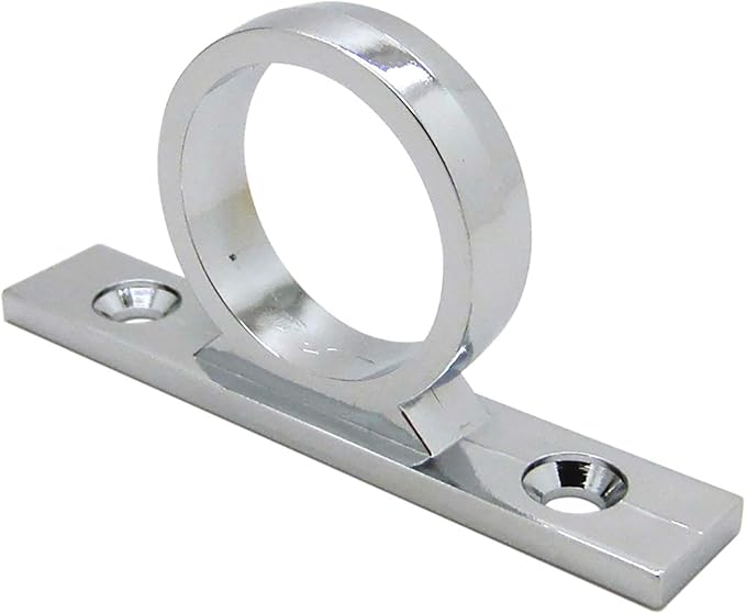 Dura Faucet DF-SA155-CP RV Shower Hose Guide Ring - Mounting Screws Included (Chrome Polished)