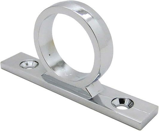 Dura Faucet DF-SA155-CP RV Shower Hose Guide Ring - Mounting Screws Included (Chrome Polished)