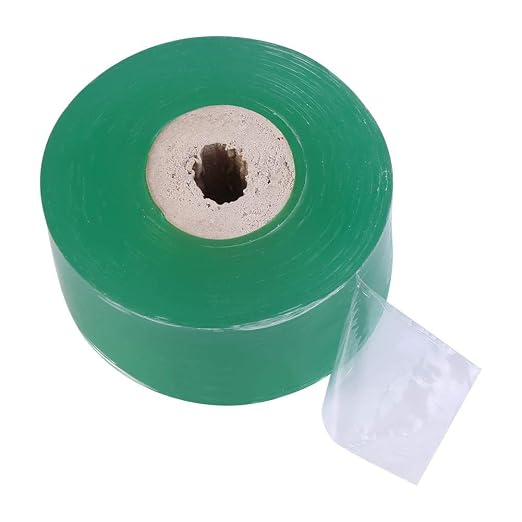 Haofy 100M Long Self-adhesive Fruit Tree Nursery Nursery Grafting Tape Plant Gardening Tools New, Grafting Tape, Bio-degradable Layer, Stretchable Transparent Plant Film for Fruit Tree