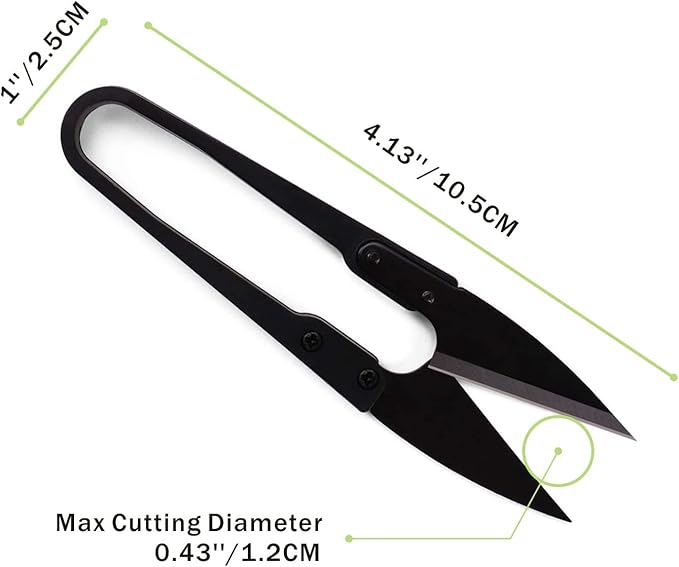 Bonsai Pruning Scissors 12PCS - Small Pruning Shears Bud Leaves Trimmer Garden Shears for Plants, Gardening Clippers for Flower Bonsai Trimming Pruners