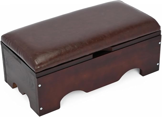 Kneeler for Praying, Wooden Prayer Kneeler with Storage, Prayer Bench Stool for Kneeling at Home, Church Prayer Stool Bench, Kneelers for Prayer with Cushion Pad for Home Church