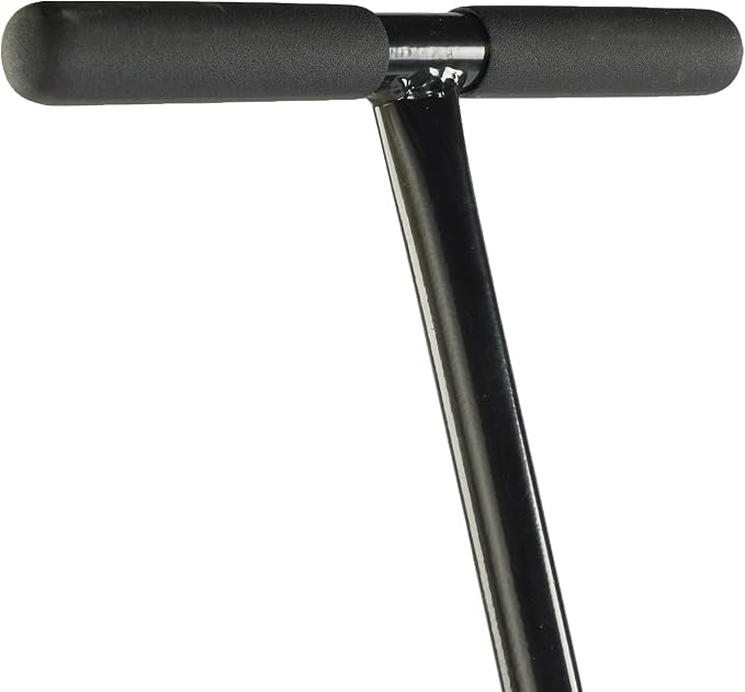 18in Rolling Lawn Aerator, Heavy Duty Manual Aerator Lawn Tool, Lawn Spike Aerator Roller with Adjustable Handle, Soil Penetrator Push Lawn Aeration for Garden Yard Patio (Black)