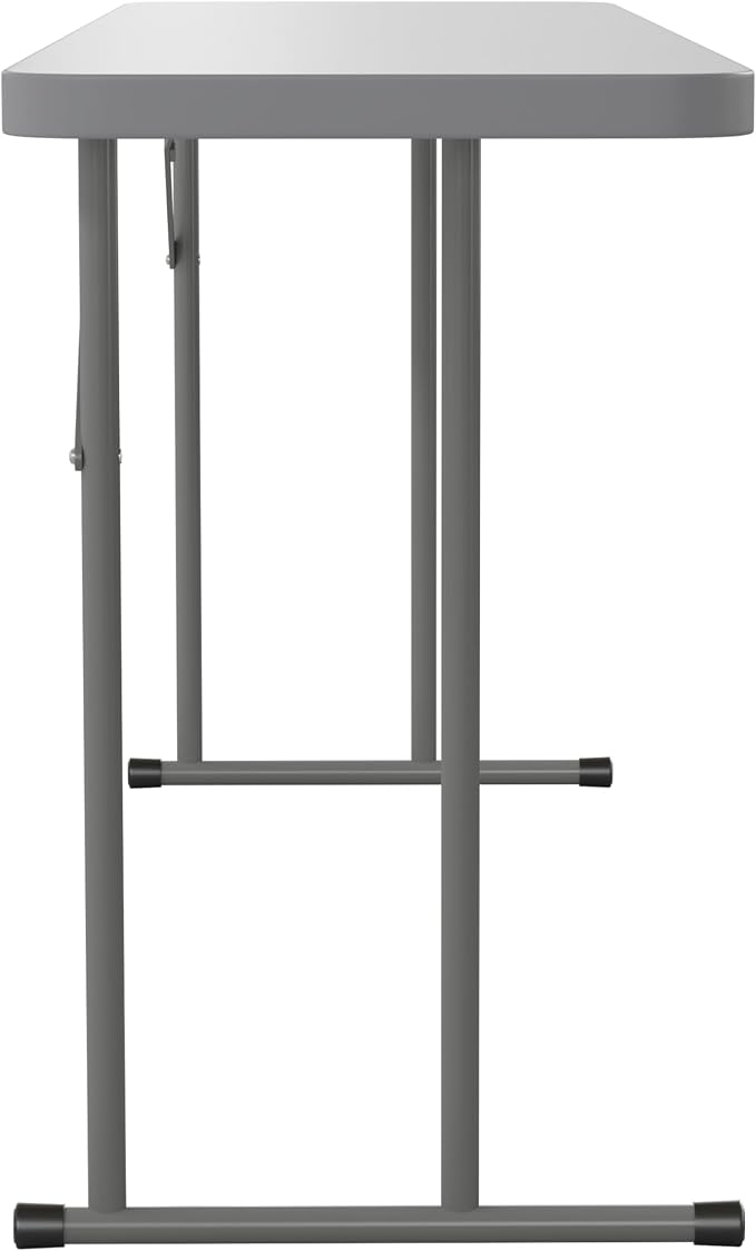 Flash Furniture Kathryn Commercial Grade 6-Foot Gray Plastic Folding Training Table