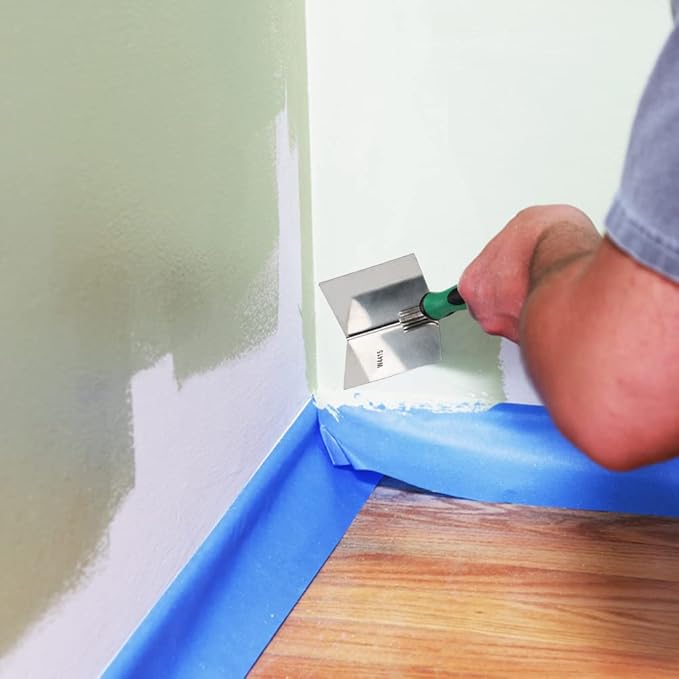 Corner Trowel 80 x 60 mm, Drywall Corner Hand Tool, Stainless Steel Sheetrocks External Corners Trowel & Internal Corners Trowels Building Products for Home and Industrial (W4415)
