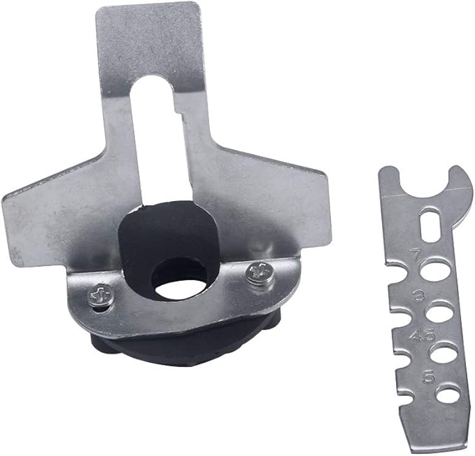 Chainsaw Sharpening Attachment Kit Rotary Tool, Chain Saw Blade Teeth Sharpener Set, Sharpening Attachment with Drill Head and Rulers for Gardening Lawn Mower Chainsaw