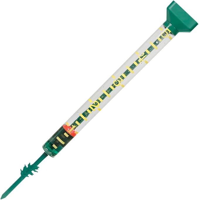 A.M. Leonard Jumbo Rain Gauge, Green, Read from 50-Foot Distance