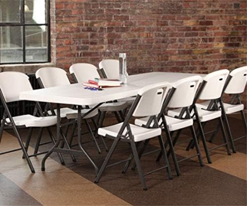 New Lifetime Plastic Folding Tables 2980 8-Foot White Granite 21 Pack Portable