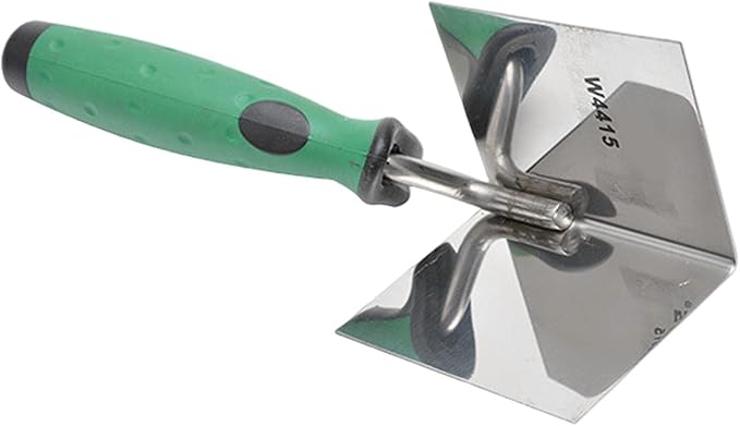 Corner Trowel 80 x 60 mm, Drywall Corner Hand Tool, Stainless Steel Sheetrocks External Corners Trowel & Internal Corners Trowels Building Products for Home and Industrial (W4415)