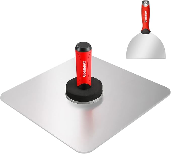 Goldblatt Premium Drywall Hand Tool Kit - 13” Aluminum Hawk & 6” Stainless Steel Joint Knife
