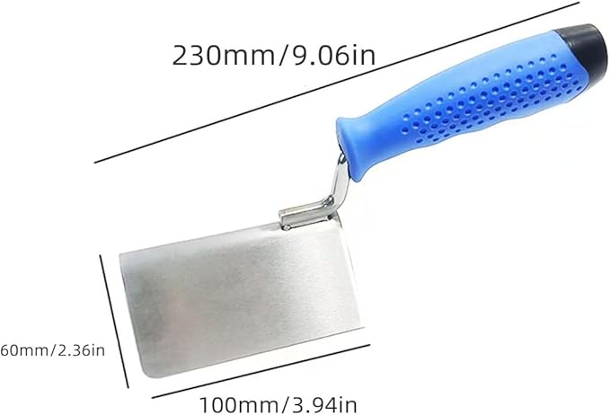 2 PCS Drywall Corner Hand Tool Set, Stainless Steel External Corner Trowel & Internal Corner Trowel Building Products,3.94'' & 2.36''Corner Trowel Plaster Corner Plaster Trowel Tool For Inside