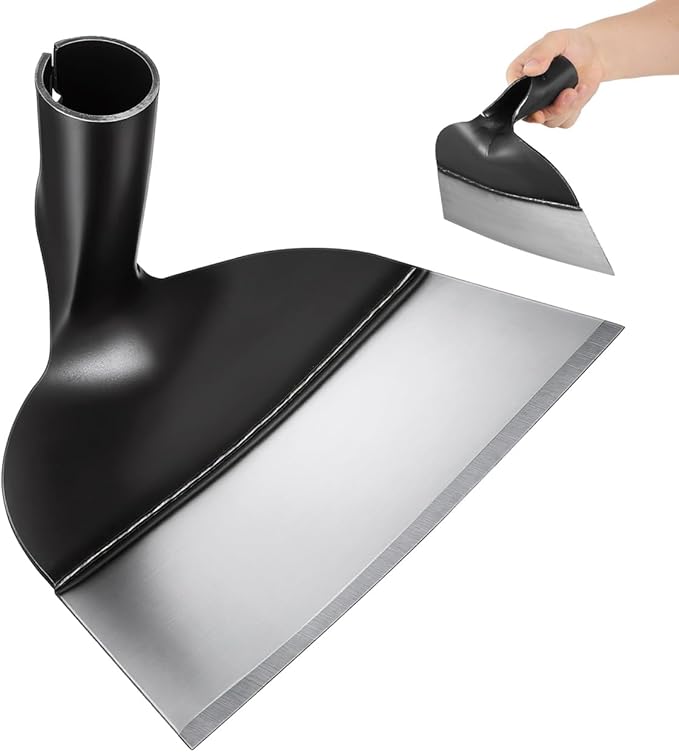 MAGICLULU Garden Hoe Head, Heavy Duty Round Eye Hoe Garden Tool Replacement for Weeding, Tough Soil Loosening, Hacking, Landscaping, Farming & Jardineria (9.24x5.89x5.89Inch, Without Handle)