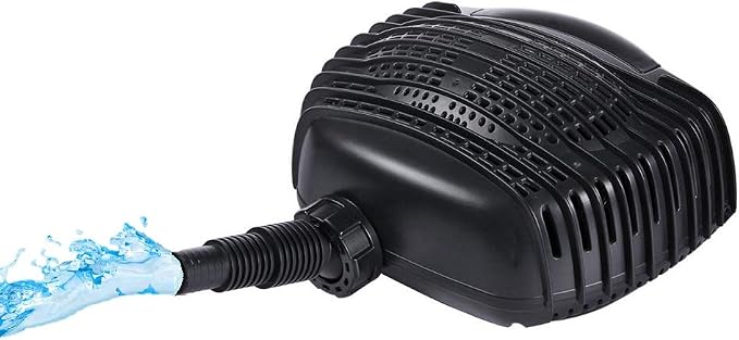 12V-18V DC Brushless Submersible Water Pump 898 GPH for Solar Fountain Koi Pond and Waterfall