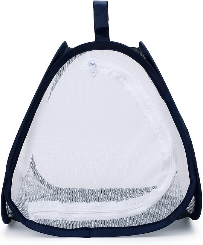 RESTCLOUD Mini Butterfly Habitat, Insect Mesh Cage, Bug Terrarium Pop Up 11" x 11" Tall