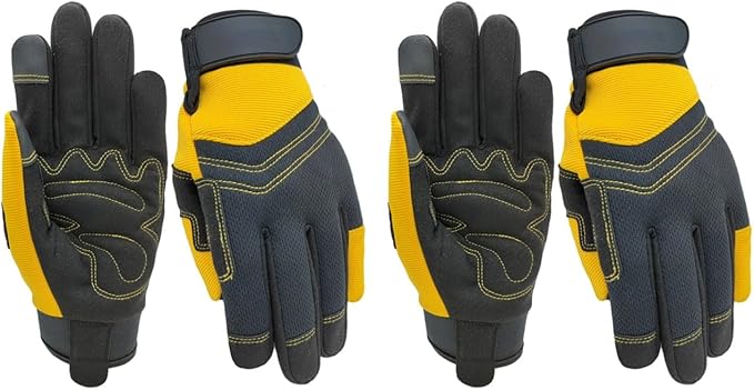 Gardening Gloves,Women Yard Work Garden Glove,Gifts | Thorn Proof,Puncture Resistant,Touchscreen,Gift,Leather,Spandex