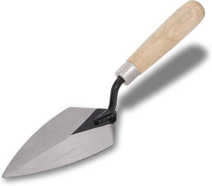 Marshalltown QLT Pointing Trowel, Cement and Mortar Finishing Tool, Wood, 95