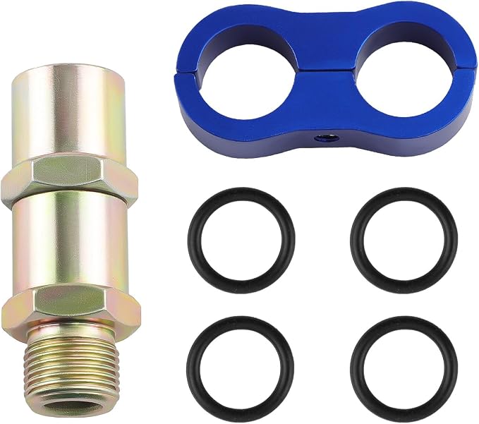 maXpeedingrods Universal 13 Row 10AN Transmission Engine Oil Cooler Kit, Radiator Oil Cooler Condenser, Stacked Plate Aluminium Alloy Black Engine Transmission, Silver