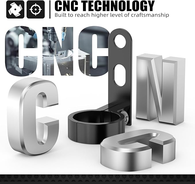 NICECNC Black Front Brake Cable Guide Hose Clamp Line Guide Holder Compatible with Honda XR650L 1993 1994 1995 1996 1997 1998 1999 2000 2001 2002-2024,Aluminum CNC-machined