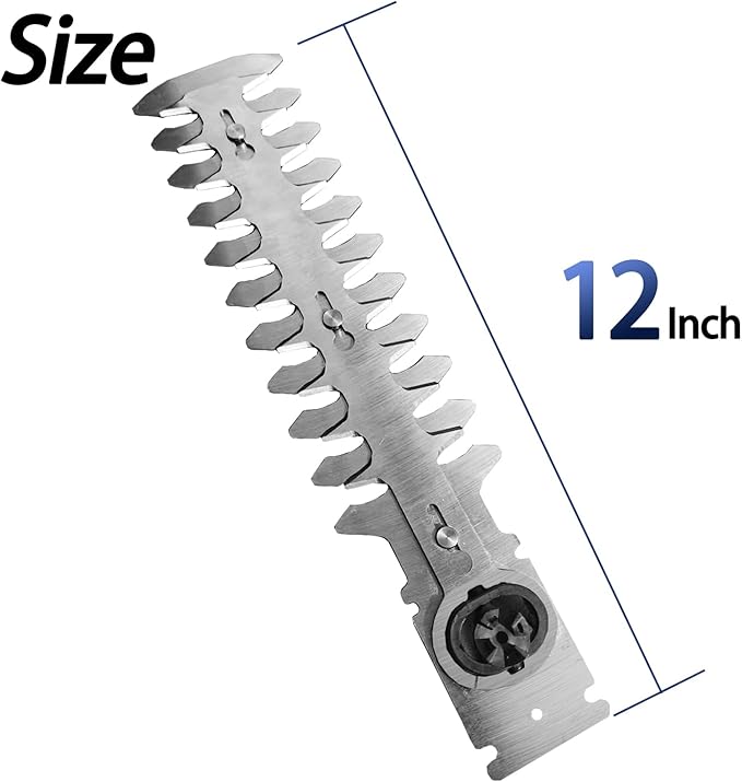 replacment Parts, 8 inch Cordless Shear Shrubber Blade heege Trimmer Blade Compatible with WG801 20V Power shrubber Trimmer Battery Charger Included
