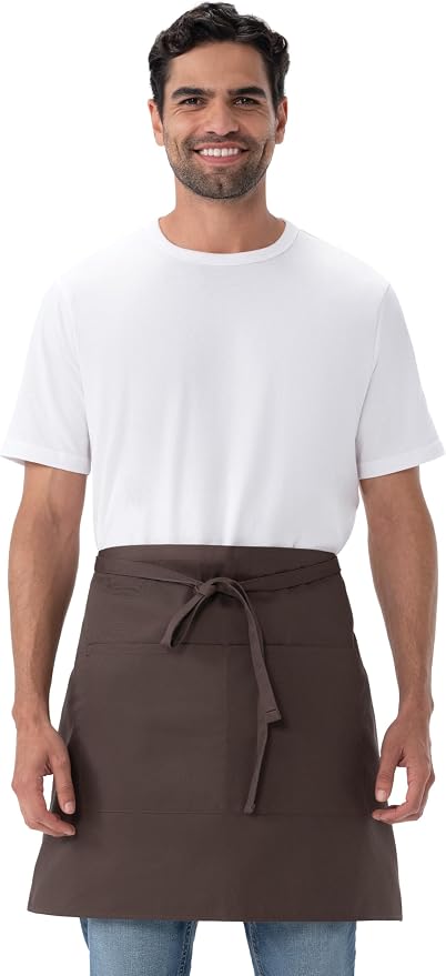 Chef Works Unisex Half Bistro Server Apron