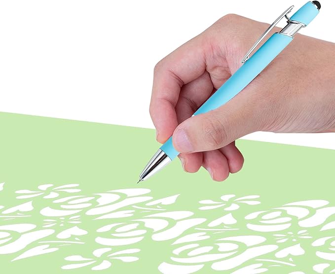 3-Piece Weeding Tool Set for Vinyl - Precision Pin Pen Weeder with Quick Air Release, Touch Screen Pen (Solid Color, 3)