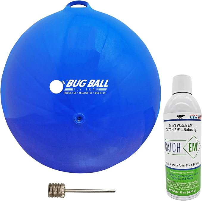 Bug Ball Deer Fly Ball Deluxe Kit - Biting Fly and Insect Trap, Pack of 4