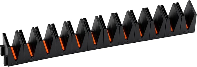 ToolBox Widget Wrench Organizer Pro Series 4.0 – Magnetic Wrench Holders for Tool Drawer – Modular Toolbox Organizer System – Tool Storage for Professional & DIY Mechanics - 4 Pack, 48 Holders