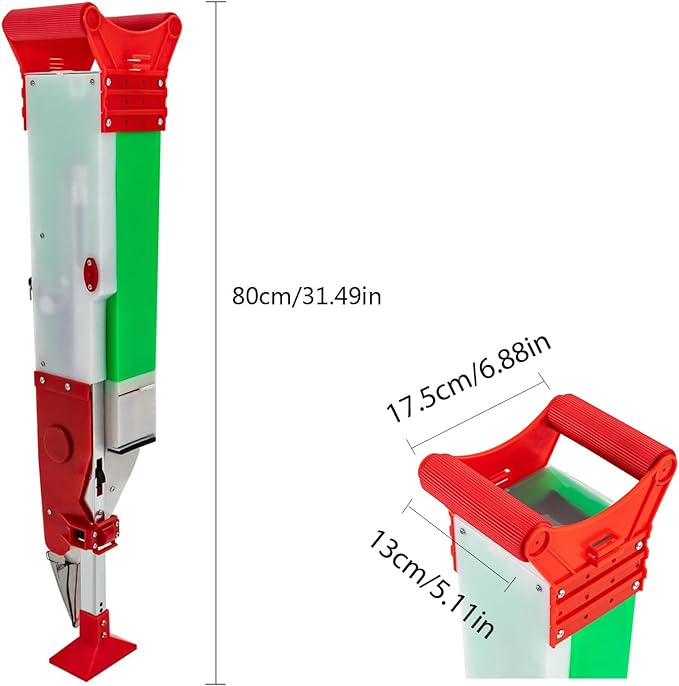 DYRABREST Manual Seeder, Adjustable Handheld Seeding Machine Peanut Corn Bean Planter Household Garden Patio Flower Plant Vegetable Fertilizer Spreader