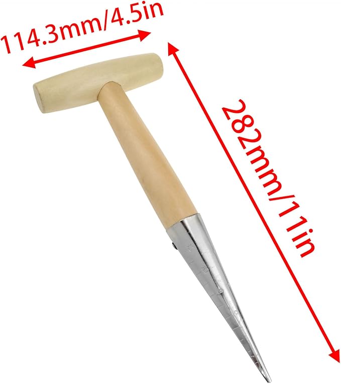Garden Seed Planter Seed Planter Tool Seed Dibber Manual Garden Planter for Planting Vegetables and Flowers -1pcs