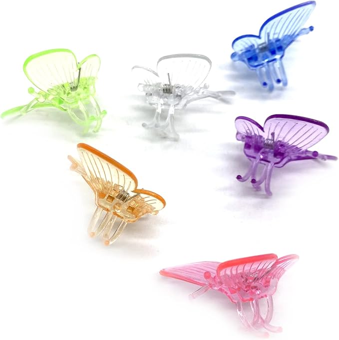 30Pcs Colorful Butterfly Plant Clips Orchid Support Clips Garden Plant Vine Flower Clips