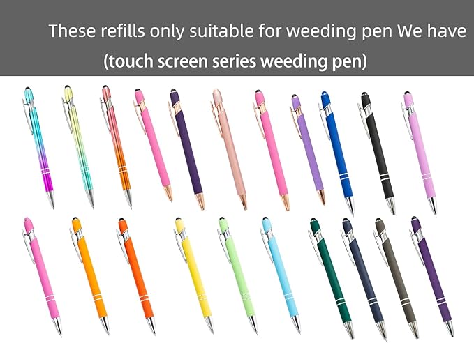 6 Pieces Weeding Pen Tool Refills for Touch Screen Series Weeding Pen Replace Air Release Tool Fine Point Pin Pen Refill Lead Cartridge Replacement Craft Vinyl Accessories(Replaced Refills, 6)