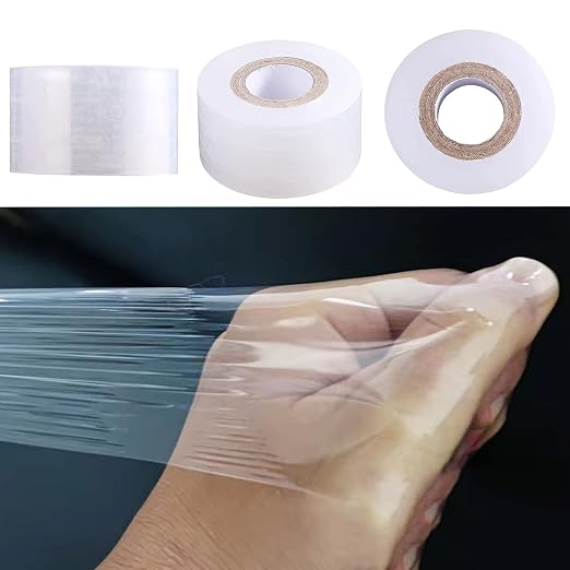 Grafting Tape, Plant Repair Budding Tape, Garden Nursery Moisture Barrier Stretchable Film, Grafting Tape for Fruit Trees, for Fruit, Floral and Tree, 492FT * 5Pack (3)