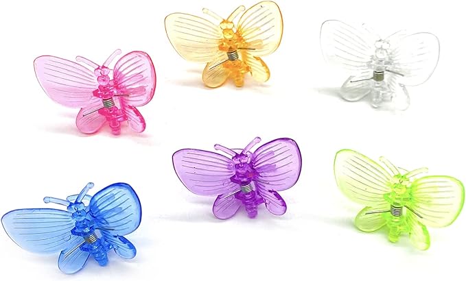 30Pcs Colorful Butterfly Plant Clips Orchid Support Clips Garden Plant Vine Flower Clips