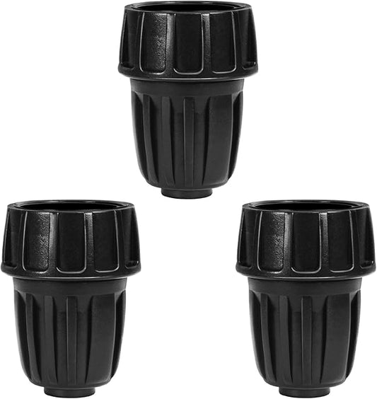 Hose To 1/2 Inch Irrigation Tubing Adapter, 3 Pack Faucet Garden Hose Adapter 3/4" To 1/2" Drip Tube 3/4 Inch FHT To 1/2 Inch Drip Adapter Fittings for Garden Irrigation System