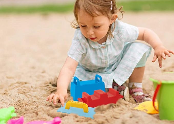 Superio Snow and Sand Fun Toy Trowel Rectangle Shape – Kids Snow Toy, Light Blue & Yellow Hand Trowel, Sturdy and Well Designed