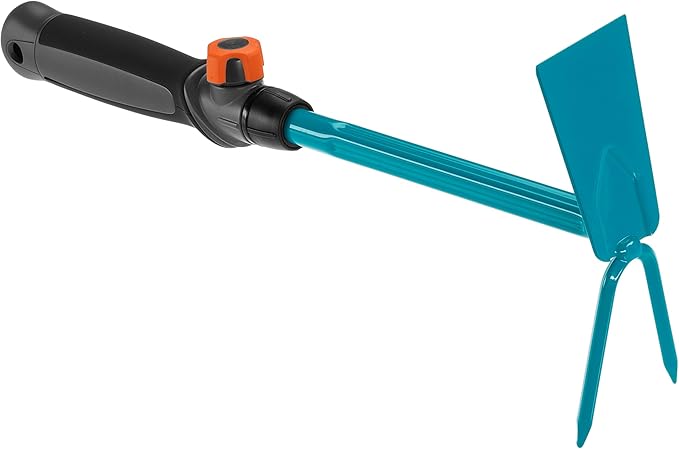 Gardena combisystem Hand Hoe (Straight Blade, 2 Teeth), 36.6x16.8x5.2 cm