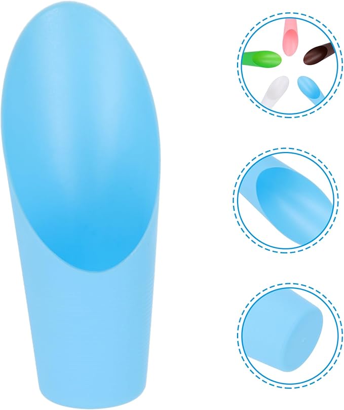 PATIKIL Bonsai Soil Scoops, 5 Pack Plastic Garden Shovel Potting Scoops Gardening Tool for Plant Flower Succulent, 5 Colors